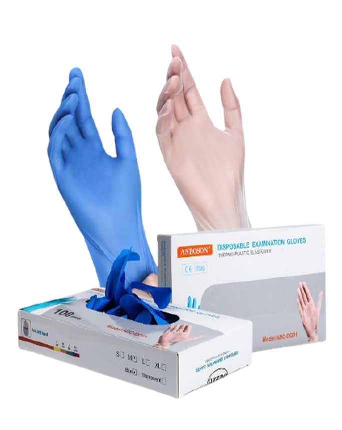 T10019 無粉食品級丁晴手套藍色 (L) 1盒100只 NBR, Nitrile Gloves 橡膠手套 (0)